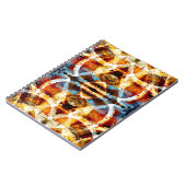 Carnet Motif abstrait de graffiti grunge (Côté gauche)