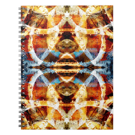 Carnet Motif abstrait de graffiti grunge (Devant)
