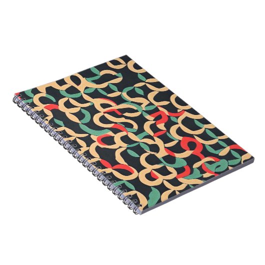 Carnet Motif Abstrait de luxe (Côté Droit)