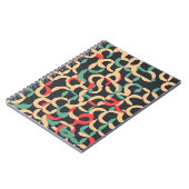 Carnet Motif Abstrait de luxe (Côté gauche)