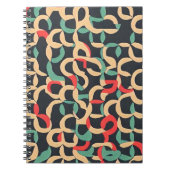 Carnet Motif Abstrait de luxe (Devant)