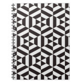 Carnet motif Abstrait de pat transparent hexagone géométr (Devant)