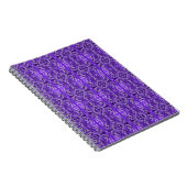 Carnet Motif Abstrait Diamond-y violet (Côté Droit)