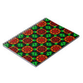 Carnet Motif abstrait élégant boho moderne floral #504 (Côté gauche)