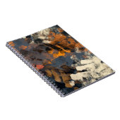 Carnet Motif abstrait fait main. Art moderne (Côté Droit)
