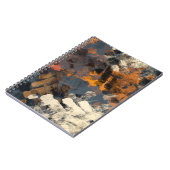 Carnet Motif abstrait fait main. Art moderne (Côté gauche)