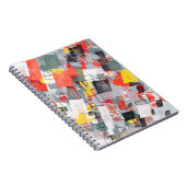 Carnet Motif abstrait fait main. Art moderne (Côté Droit)
