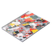 Carnet Motif abstrait fait main. Art moderne (Côté gauche)