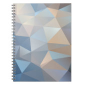 Carnet Motif abstrait frais de triangle (Devant)