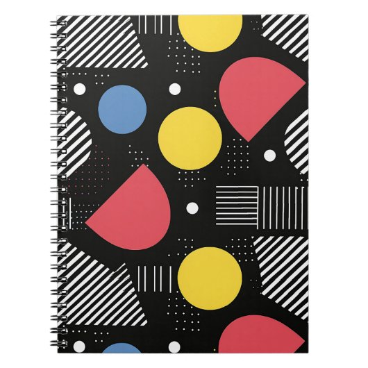 Carnet Motif Abstrait géométrique (Devant)