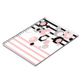 Carnet Motif abstrait géométrique (Côté gauche)