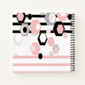 Carnet Motif abstrait géométrique (Dos)