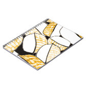 Carnet Motif abstrait moderne sans faille avec col créati (Côté gauche)