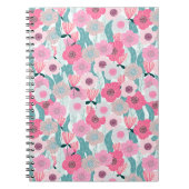 Carnet Motif Abstrait Pastel Pink (Devant)