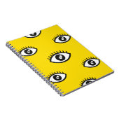 Carnet motif Abstrait pour oeil transparent. Souris ocula (Côté Droit)