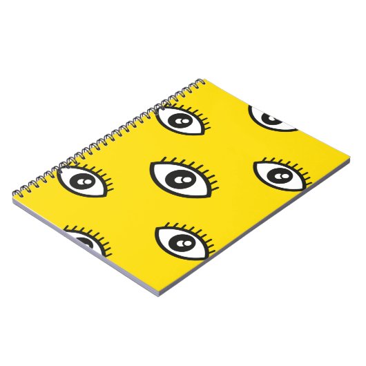 Carnet motif Abstrait pour oeil transparent. Souris ocula (Côté gauche)