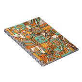Carnet motif Abstrait sans couture avec éléments géométri (Côté Droit)
