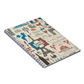 Carnet motif Abstrait sans faille sur le thème de la Fran (Côté Droit)