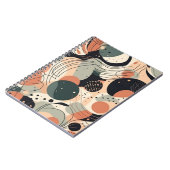 Carnet Motif Abstrait sans fil minimal - géométrique (7) (Côté gauche)