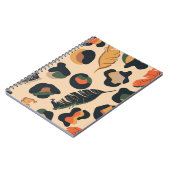 Carnet Motif Abstrait sans soudure, dos d'animal sauvage (Côté gauche)