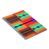 Carnet Motif Abstrait transparent (Côté Droit)