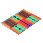 Carnet Motif Abstrait transparent (Côté gauche)