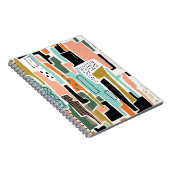 Carnet Motif Abstrait transparent avec conception géométr (Côté Droit)