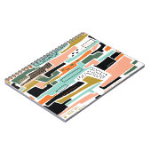 Carnet Motif Abstrait transparent avec conception géométr (Côté gauche)
