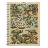 Carnet Motif Adolphe Millot Reptile (Devant)