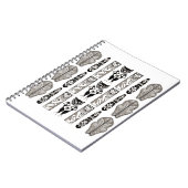 Carnet Motif africain (Côté gauche)