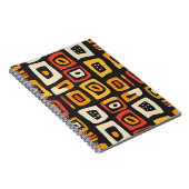 Carnet Motif africain Abstrait géométrique (Côté Droit)