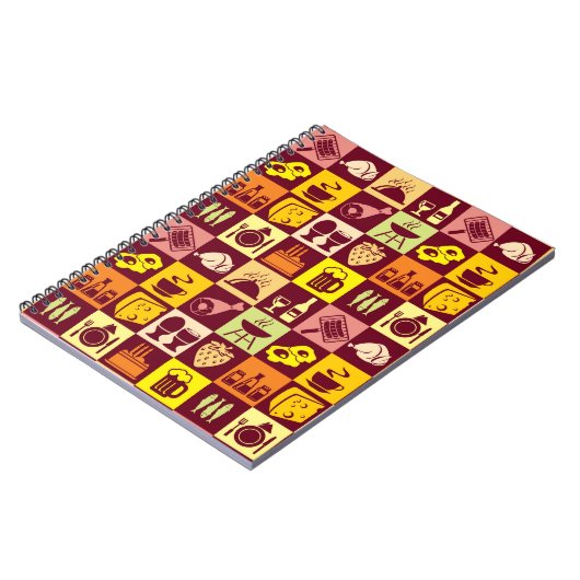 Carnet Motif alimentaire (Côté gauche)