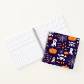 Carnet Motif amusant d'Halloween (Intérieur)