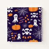 Carnet Motif amusant d'Halloween (Dos)