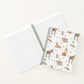 Carnet Motif animal de bois mou (Intérieur)