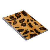 Carnet Motif animal Empreinte de léopard Brown (Côté Droit)