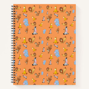 Carnet motif animal safari orange Cute - Giraffe,
