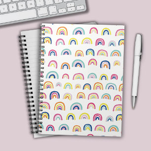 Carnet Motif aquarelle arc-en-ciel