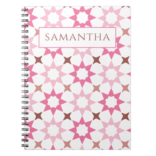 Carnet motif arabesque (Devant)