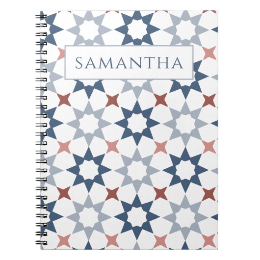 Carnet motif arabesque (Devant)
