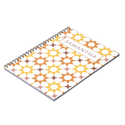 Carnet motif arabesque (Côté gauche)