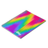 Carnet Motif arc-en-ciel (Côté gauche)