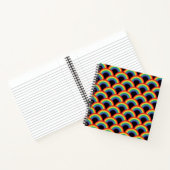 Carnet Motif arc-en-ciel coloré (Intérieur)