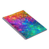 Carnet Motif arc-en-ciel en verre tendu (Côté Droit)