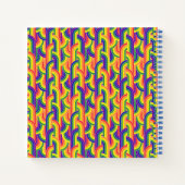 Carnet Motif arc-en-ciel moderne (Dos)