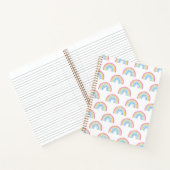 Carnet Motif arc-en-ciel Pastel (Intérieur)