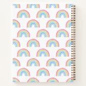 Carnet Motif arc-en-ciel Pastel (Dos)