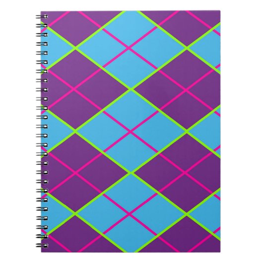Carnet Motif Argyle Classique (Devant)