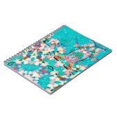 Carnet Motif Arrière - plan géométrique Abstrait coloré (Côté gauche)