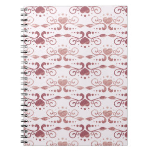 Carnet Motif Art déco. Papier peint vintage. japonais ou